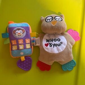 Plush Owl and Phone Toy Set for Kids